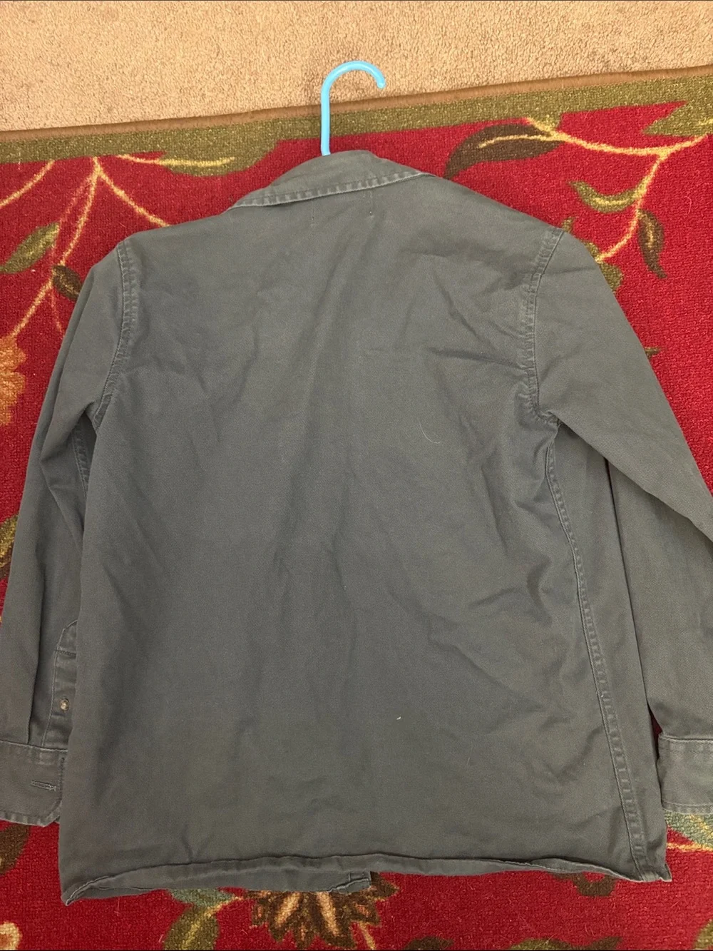 Boys Long-Sleeve Utility Pocket Twill Shirt Jackets